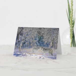 Wolves of Yellowstone Greeting Card