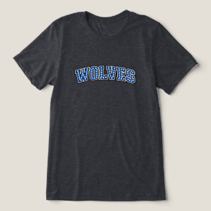 Wolves Polka Dot  Tri-Blend Shirt