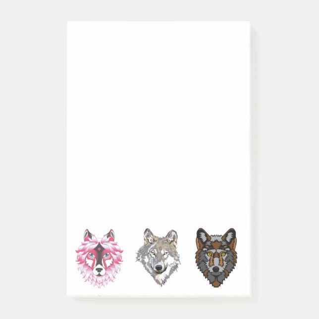 Wolves Post-it Notes (Front)