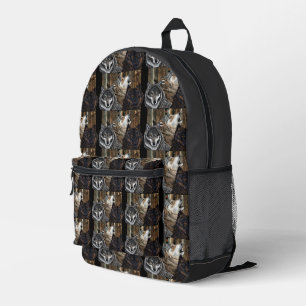 WOLVES PRINTED BACKPACK