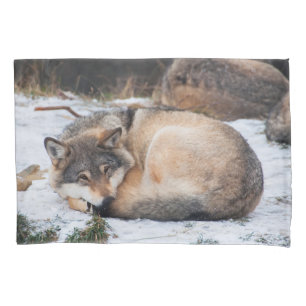 Wolves sleeping pillowcase