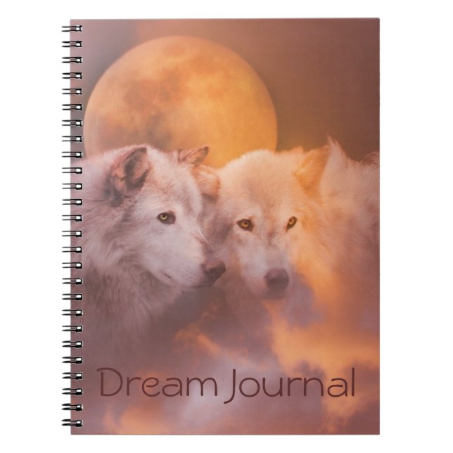 Wolves Spiritual Dream Journal (Front)
