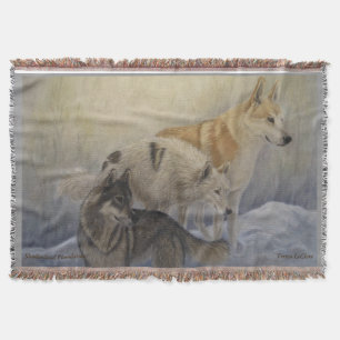 Wolves Throw Blanket