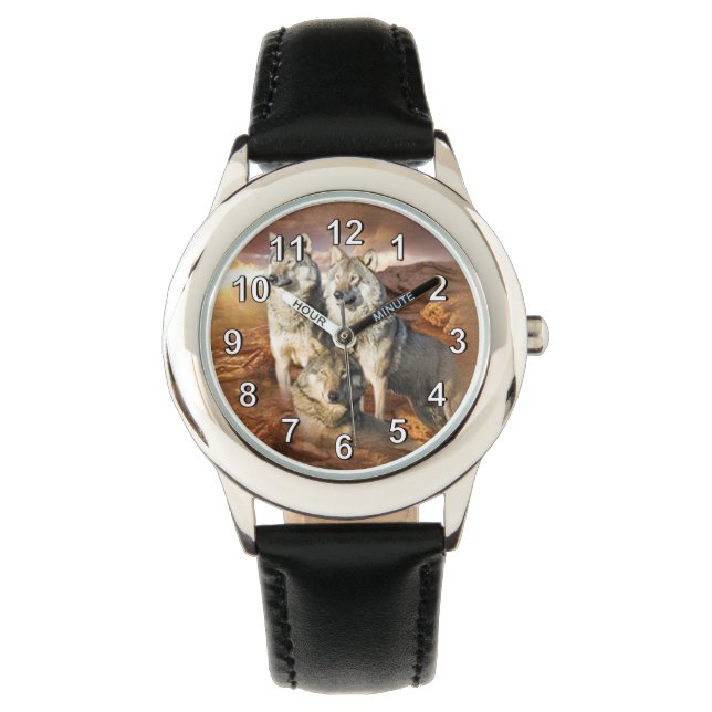Wolves Trio Watch (Front)
