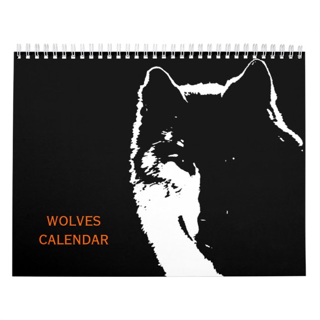 Wolves - Wild Animals Calendar (Cover)