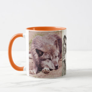 Wolves Wolf Animals Wild Nature Forest Mug