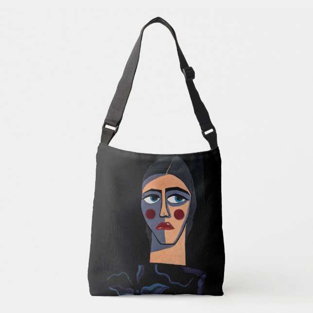 "Woman (102)" Crossbody Bag (Front)