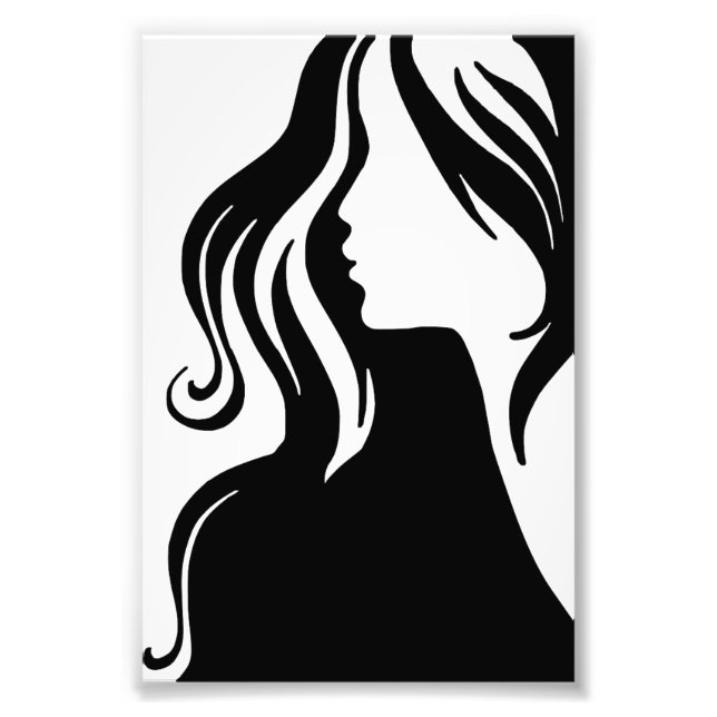 woman-311607 woman portrait girl female beautiful photo print (Front)