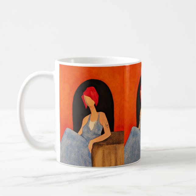 "Woman (87)" Coffee Mug (Left)