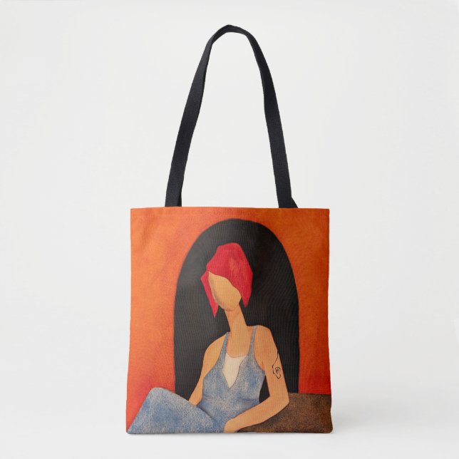"Woman (87)" Tote Bag (Front)
