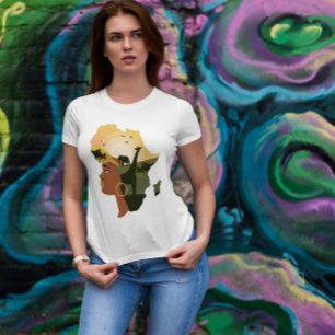 Woman Africa Hair T-Shirt