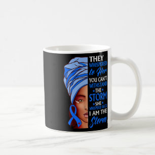 Woman Afro I Am The Storm Hydrocephalus Awareness Coffee Mug