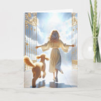 Woman and Goldendoodle At Heaven's Gate