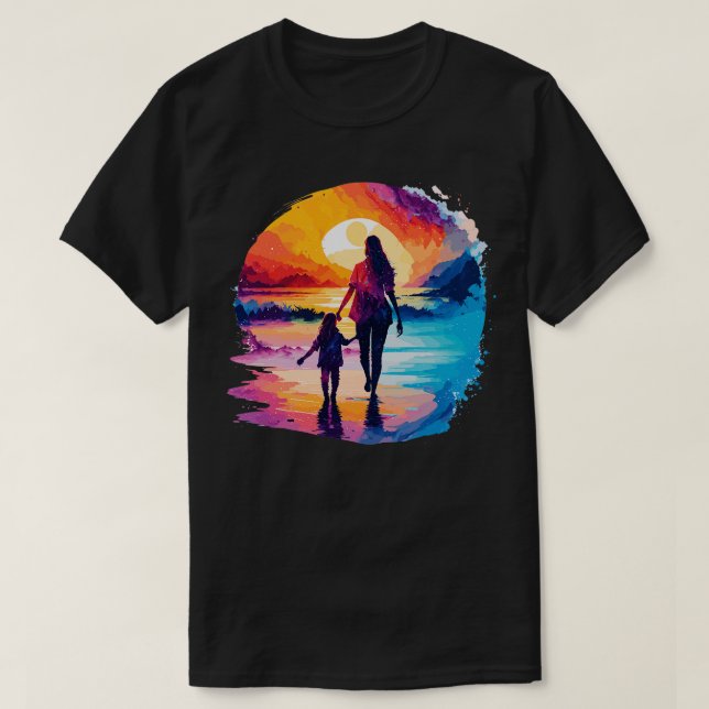 Woman and her child T-Shirt (Design Front)