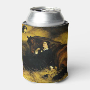 Woman and Horse Can Cooler