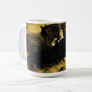 Woman and Horse Coffee Mug