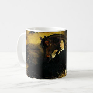 Woman and Horse Coffee Mug