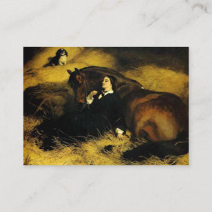 Woman and Horse Enclosure Card