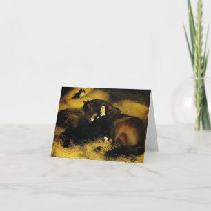 Woman and Horse Invitation