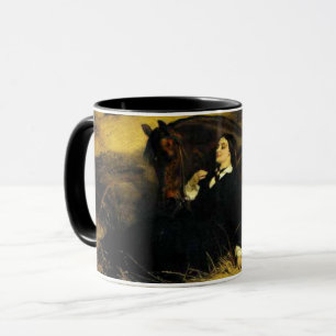 Woman and Horse Mug