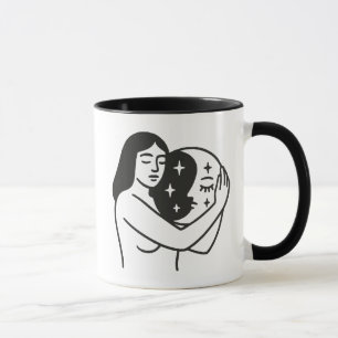 Woman and Moon Mug
