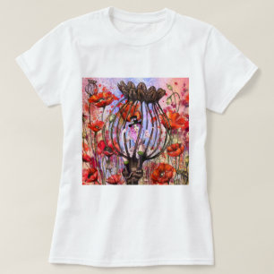 Woman and Poppies T-Shirt