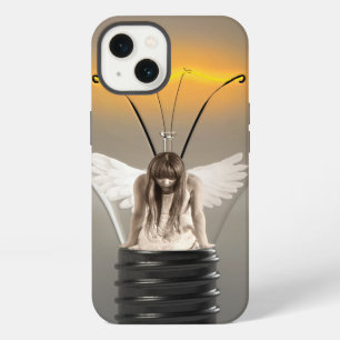 Woman Angel in Lightbulb iPhone 13 Case