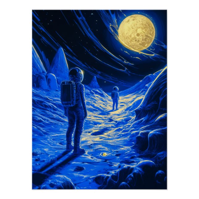 Woman Astronaut Poster (Front)