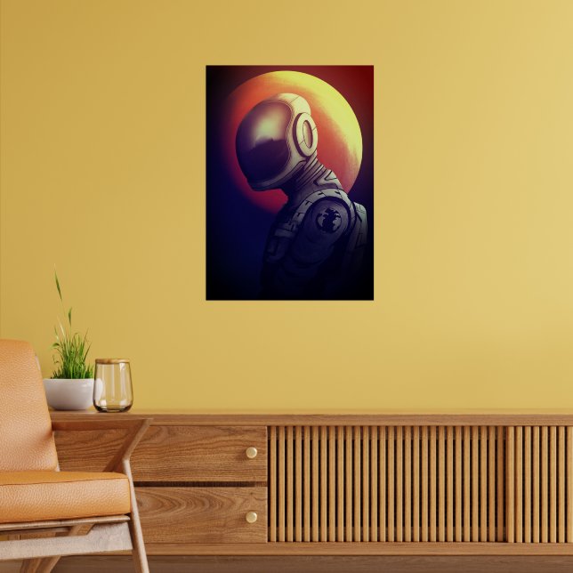 Woman Astronaut Poster (Living Room 2)