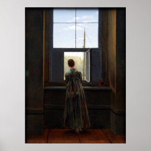 Woman At a Window Poster