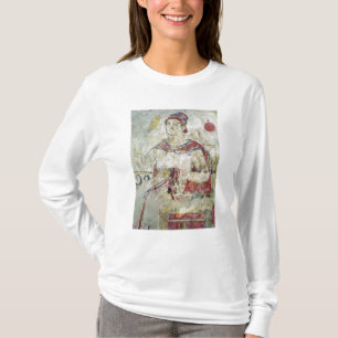 Woman at her toilet, detail from a funerary T-Shirt