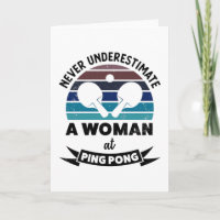 Woman at Ping Pong Funny table tennis Gift Moms