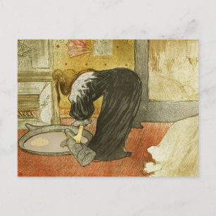 Woman at the Tub by Henri de Toulouse-Lautrec Postcard
