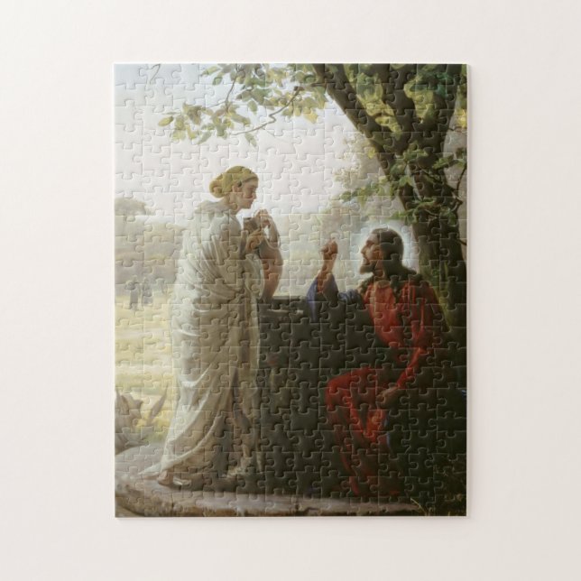 Woman at the Well by Carl Bloch Jigsaw Puzzle (Vertical)