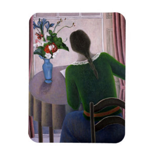 Woman at Window 1998 Magnet