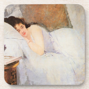 Woman Awakening, 1876 (oil on canvas) Coaster