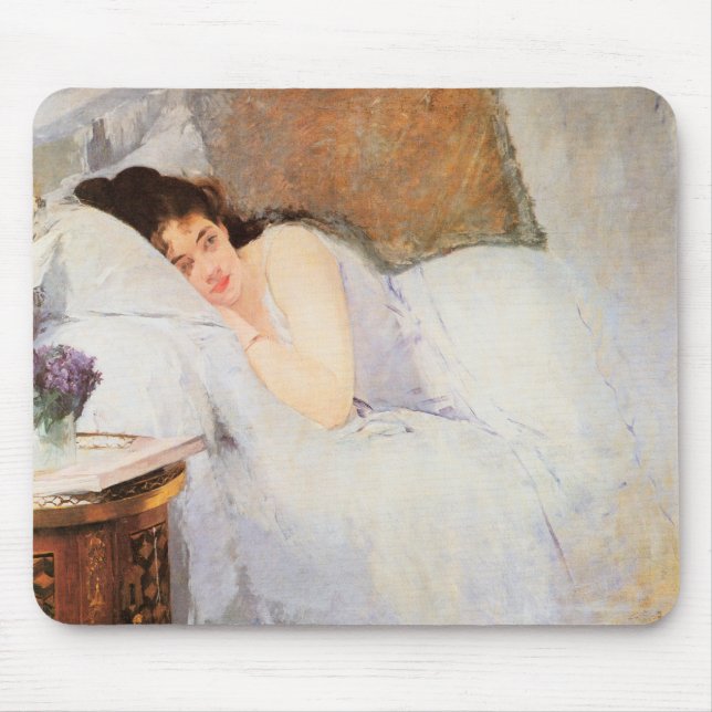 Woman Awakening, 1876 (oil on canvas) Mouse Pad (Front)