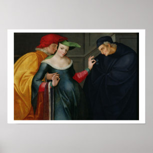 Woman Between Two Ages Poster