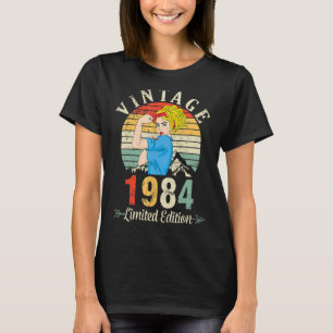 Woman Birthday Vintage In 1984 38 Years Old T-Shirt