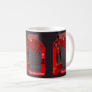 Woman Born Perfect : Happy Womans Day 8 March Coffee Mug