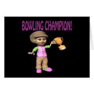 Woman Bowling Champion