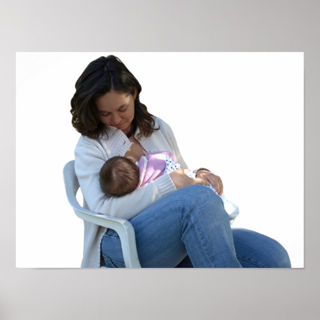 Woman breastfeeding poster (Front)