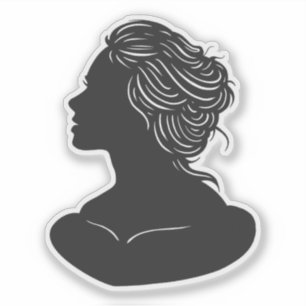 Woman Bust Silhouette