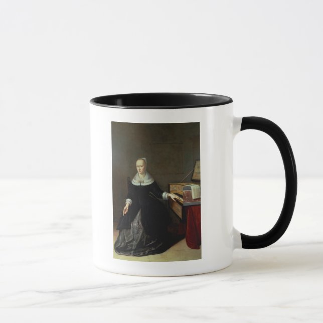 Woman by a Virginal Mug (Right)
