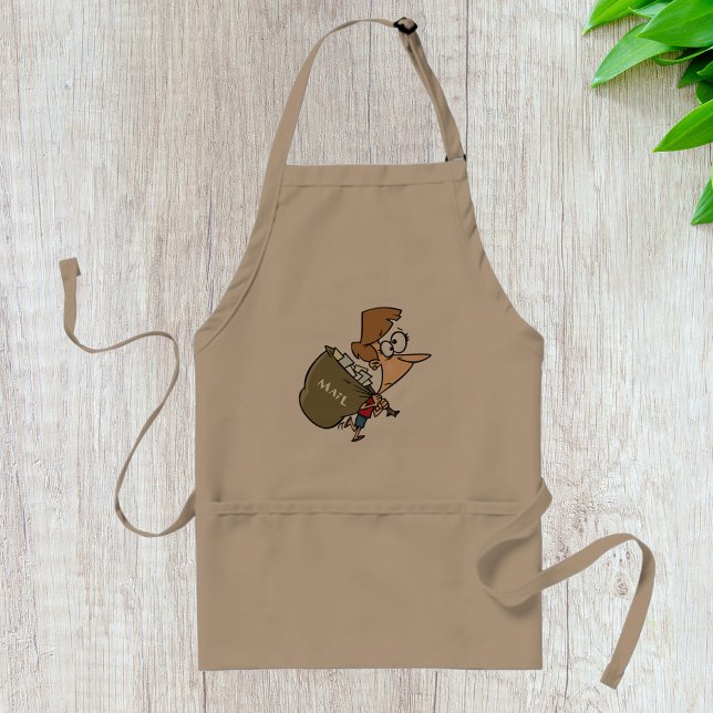 Woman Carrying Mailbag Apron (Creator Uploaded)