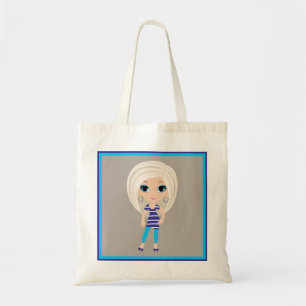 Woman cartoon Tote Bag