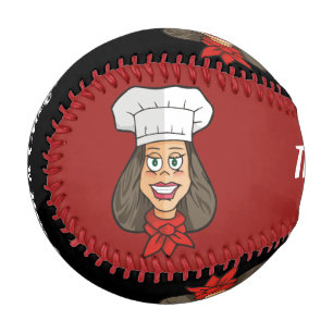 Woman Chef Baseball