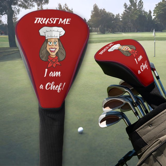 Woman Chef Golf Head Cover (Creator Uploaded)