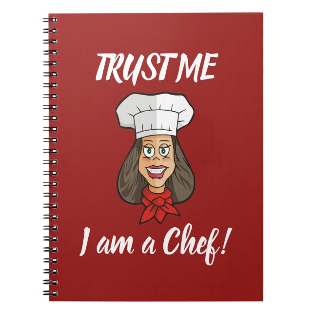 Woman Chef Notebook (Front)