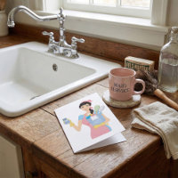Woman Cleaning